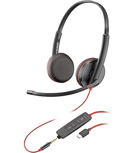 Plantronics - Blackwire C5220 - przewodowy, podwójny zestaw